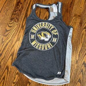 Mizzou Workout Tank, Jersey Back